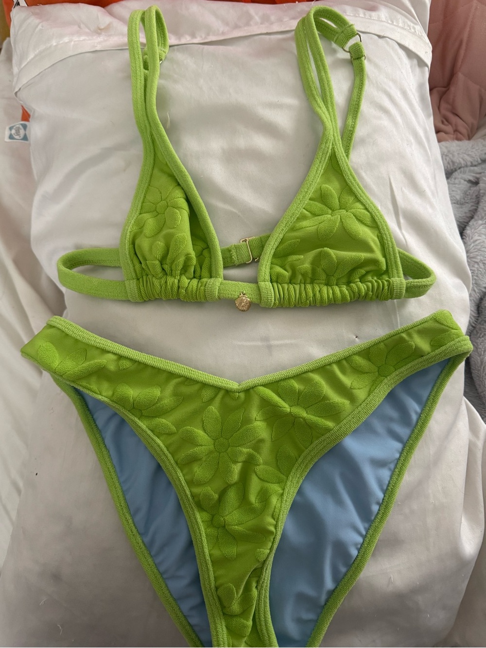 Bydee Swimsuit Set - Verde Print-Prague top and Panama bottoms